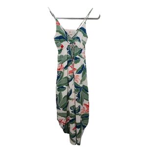 Juniors Womens BILLABONG spaghetti strap floral dress XS Extra Small